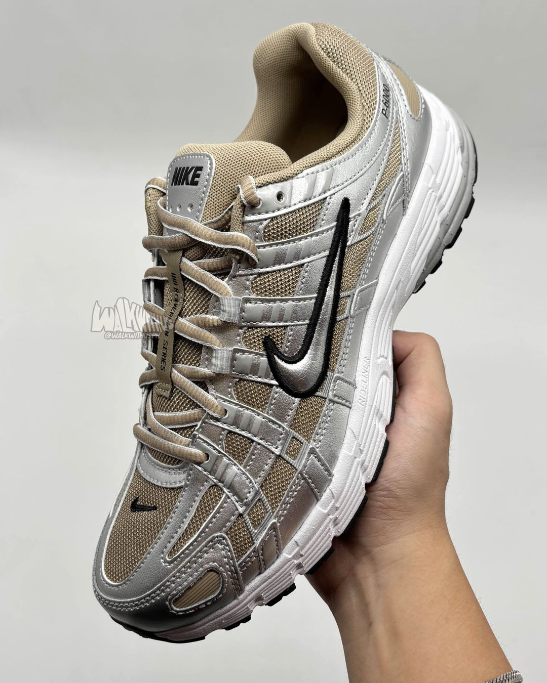Nike P-6000 'Khaki Metallic Silver' (MEN'S)