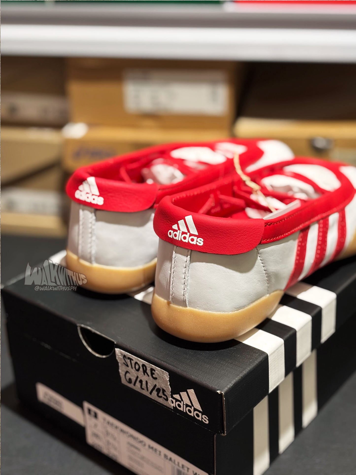 Adidas Taekwondo Mei Ballet 'White Better Scarlet' (WOMEN'S)