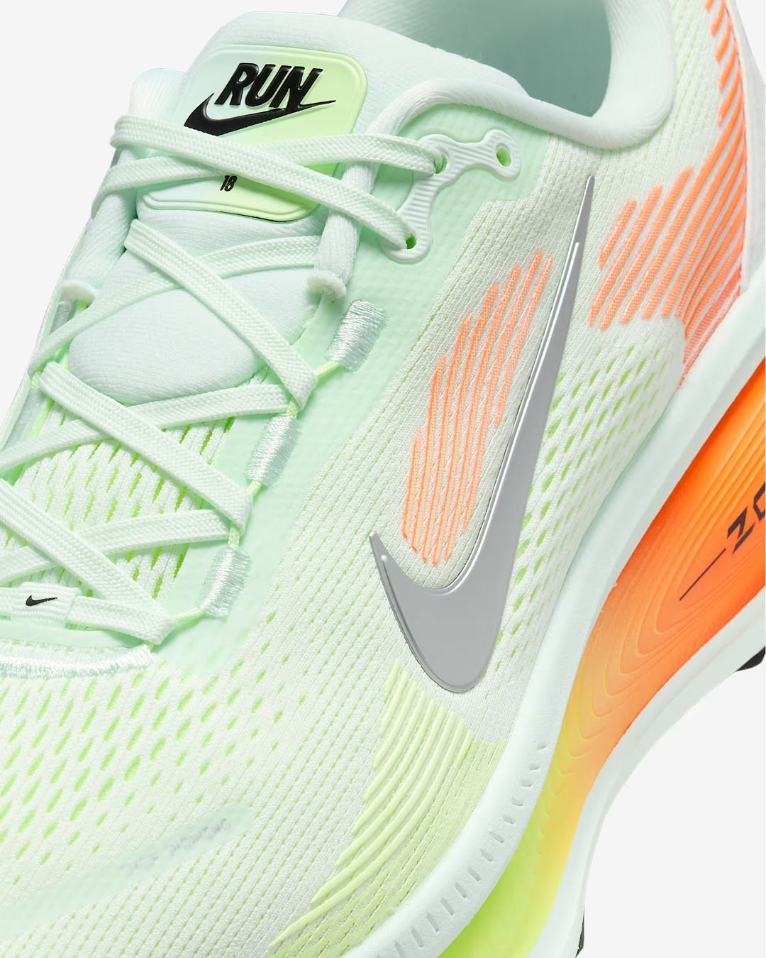 Nike Vomero 18 'Barely Green Hyper Crimson'