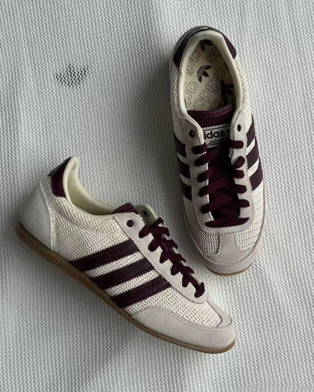 Adidas Japan Cardboard Pack 'Cream White Maroon'