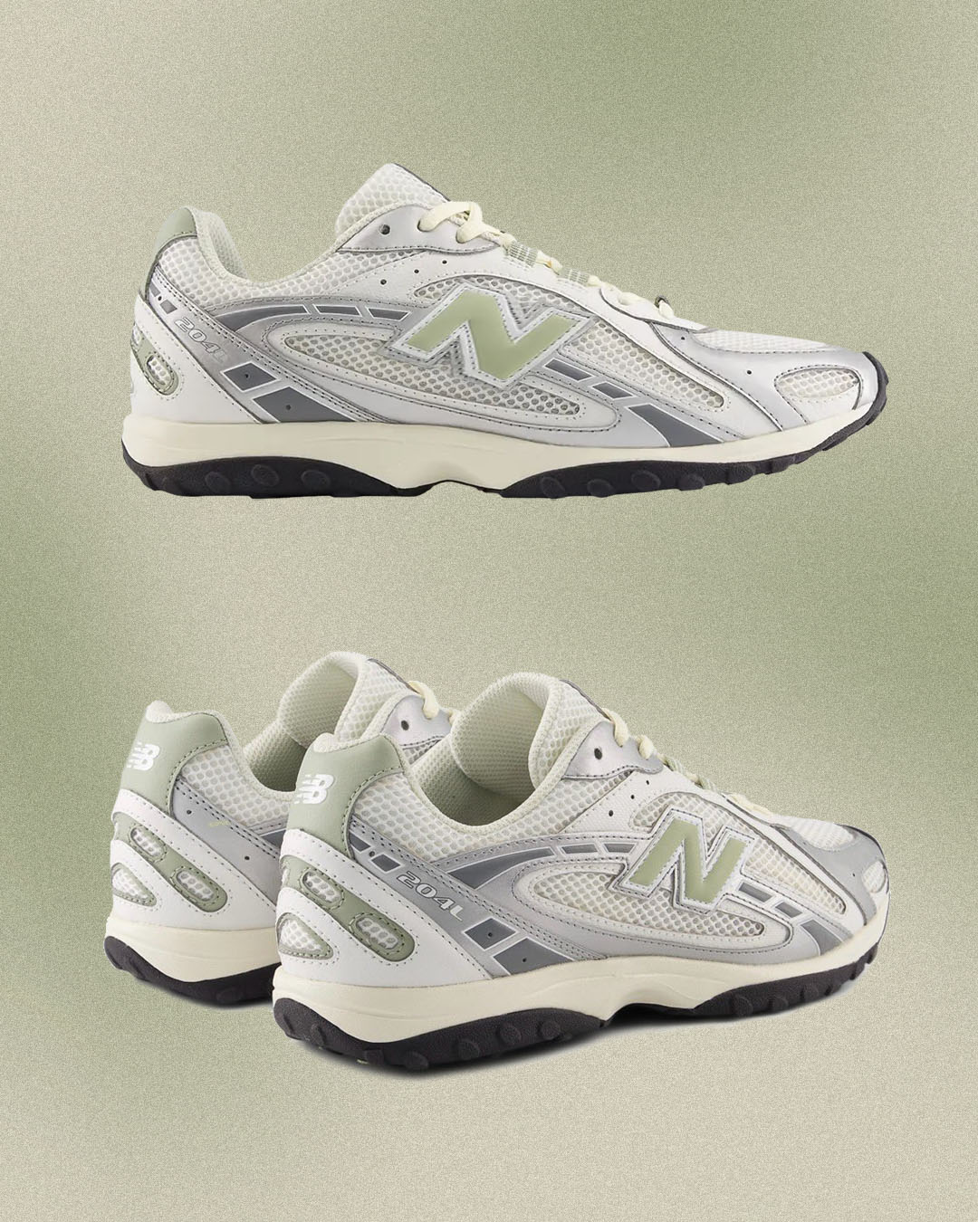 New Balance 204L 'Silver Metallic Sage Green'