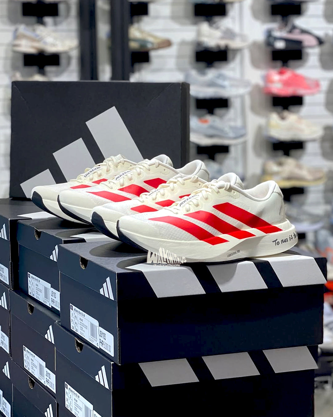 Adidas Adizero Evo SL 'White Red' (MEN'S)