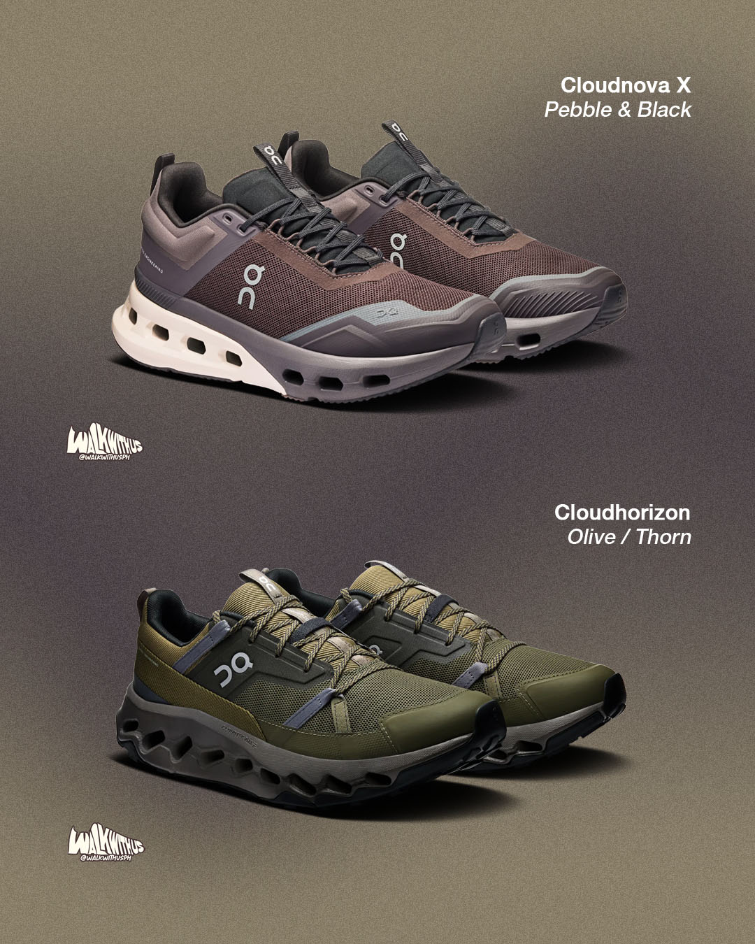 On Cloudnova X 'Pebble & Black'