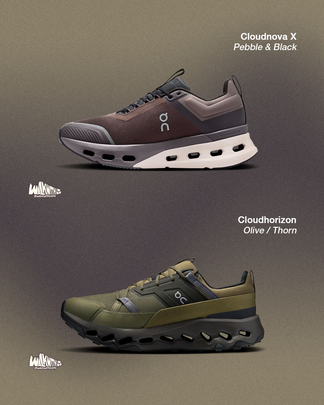 On Cloudnova X 'Pebble & Black'