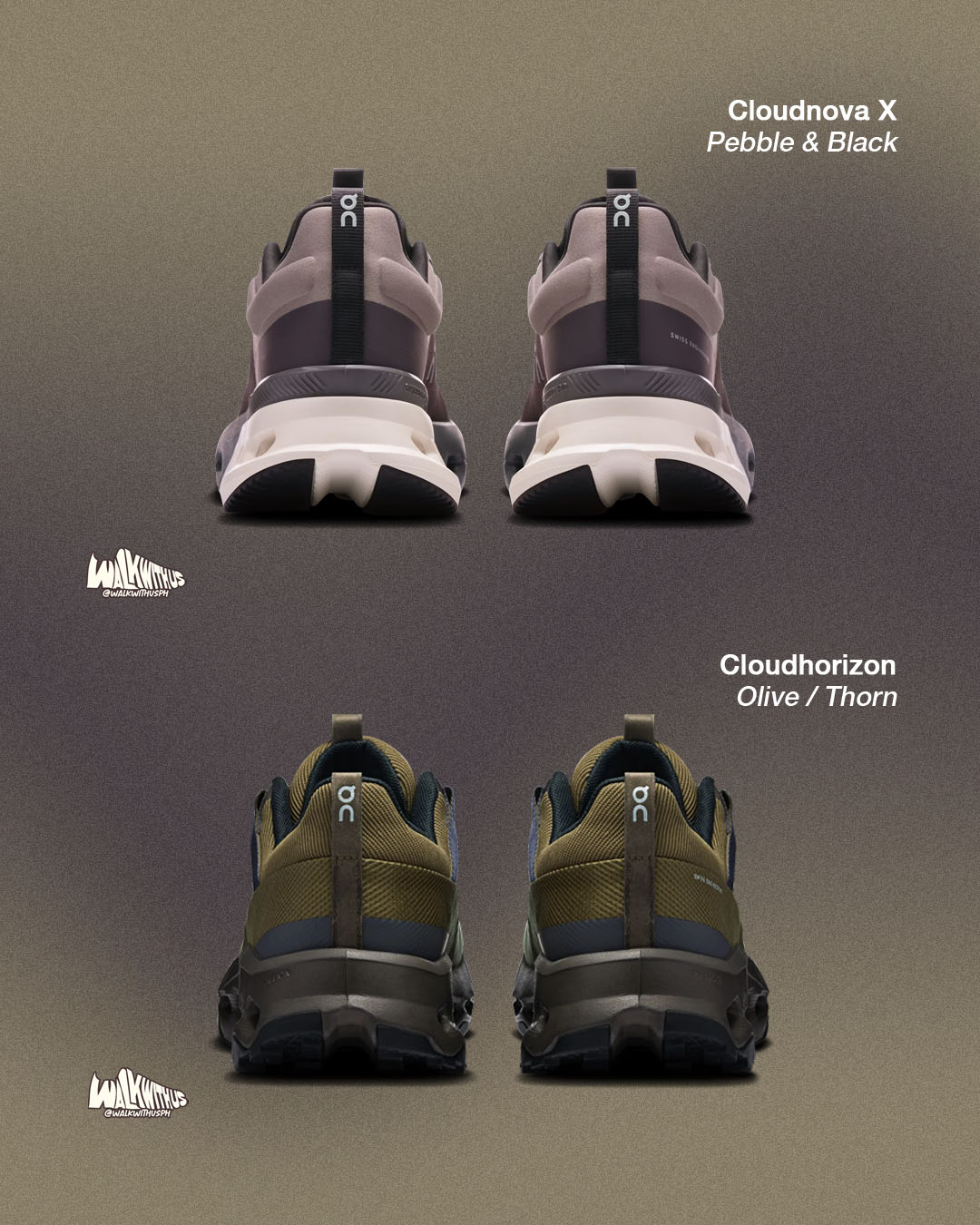 On Cloudnova X 'Pebble & Black'